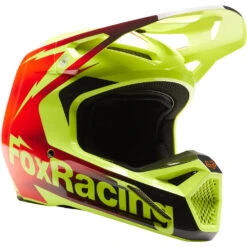 Fox 2023 V1 Statk Red/Yellow Kids Helmet