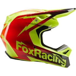 Fox 2023 V1 Statk Red/Yellow Kids Helmet -Motocross Equipment FO30484080 c 3