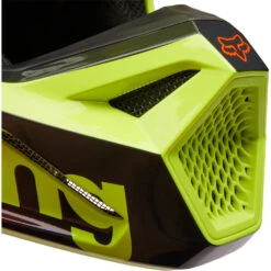 Fox 2023 V1 Statk Red/Yellow Kids Helmet -Motocross Equipment FO30484080 c 8