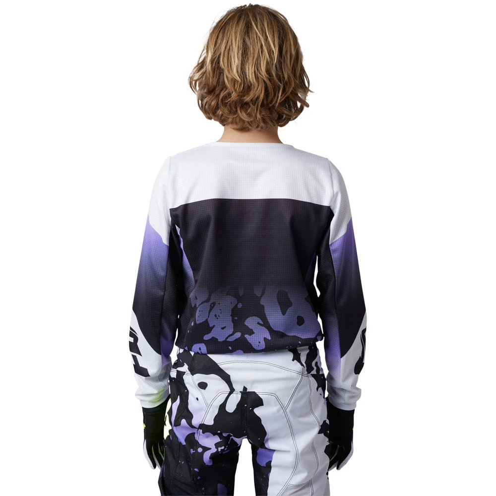 Fox 2023 180 Morphic Black/White Kids Jersey 5 Fox 2023 180 Morphic Black/White Kids Jersey - Image 3