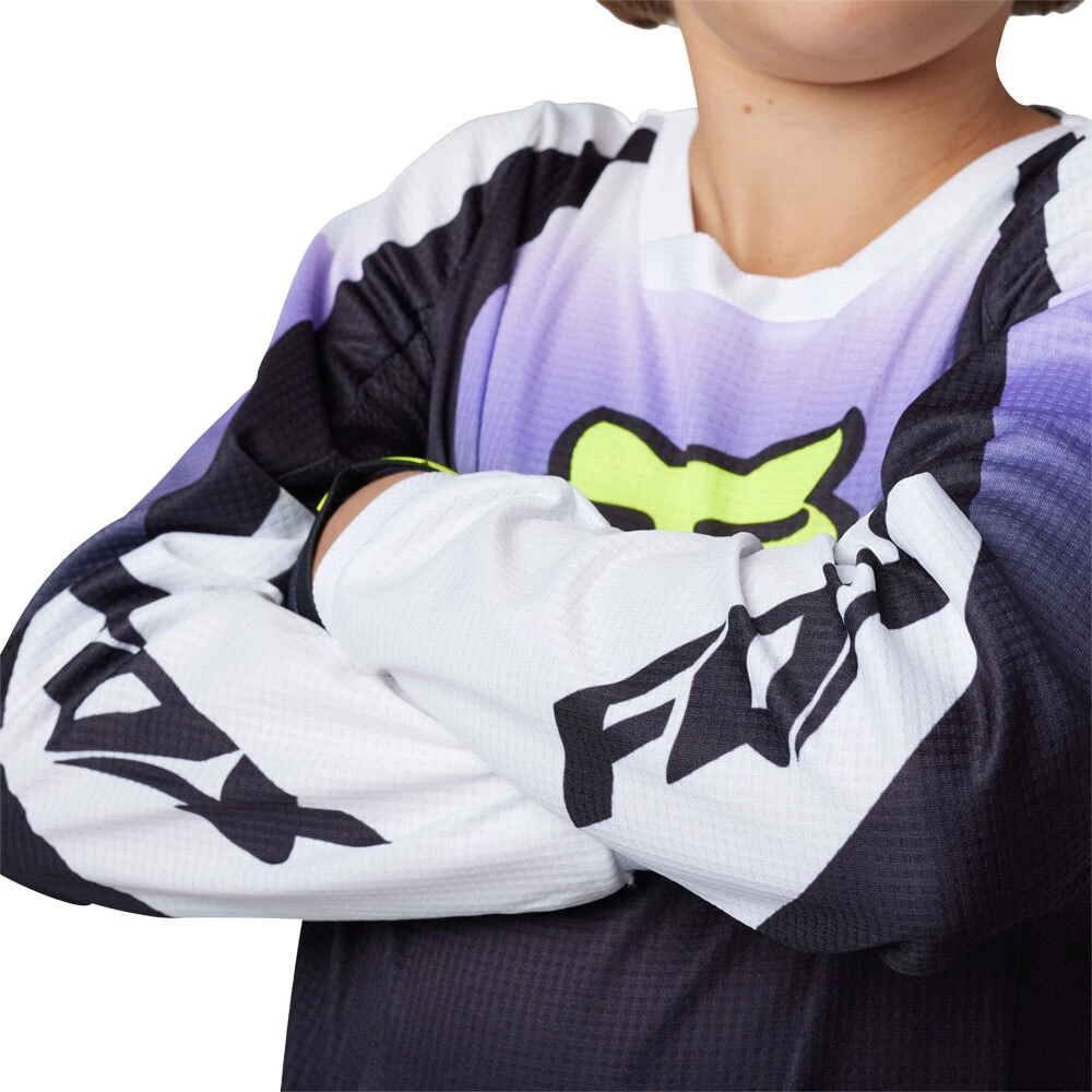 Fox 2023 180 Morphic Black/White Kids Jersey 7 Fox 2023 180 Morphic Black/White Kids Jersey - Image 5