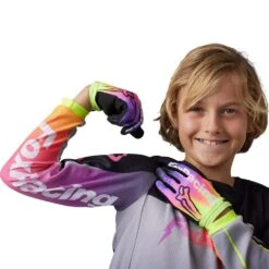 Fox 2023 180 Statk Steel Grey Kids Jersey -Motocross Equipment FO30487172 c 4