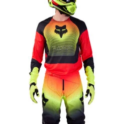 Fox 2024 360 Revise Red/Yellow Jersey -Motocross Equipment FO31271080 c 2