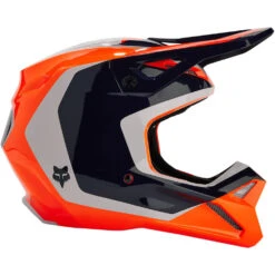 Fox 2024 V1 Nitro Flow Orange Helmet -Motocross Equipment FO31370824 c 2