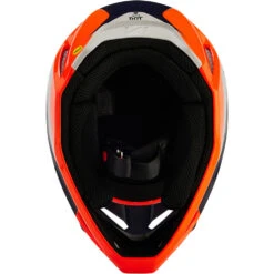 Fox 2024 V1 Nitro Flow Orange Helmet -Motocross Equipment FO31370824 c 5