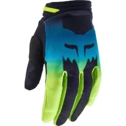 Fox 2024 180 Flora Black/Yellow Womens Gloves