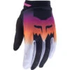Fox 2024 180 Flora Black/Pink Womens Gloves -Motocross Equipment FO31378285 c