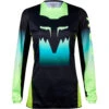 Fox 2024 180 Flora Black/Yellow Womens Jersey -Motocross Equipment FO31380019 c