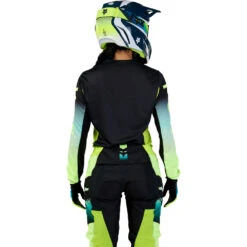 Fox 2024 180 Flora Black/Yellow Womens Jersey -Motocross Equipment FO31380019 c 2