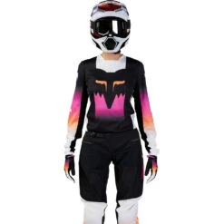 Fox 2024 180 Flora Black/Pink Womens Jersey -Motocross Equipment FO31380285 c 2