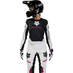 Fox 2024 Flexair Optical Grey Womens Jersey -Motocross Equipment FO31383006 c 1