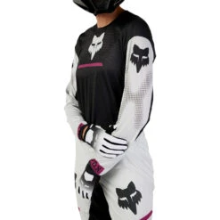 Fox 2024 Flexair Optical Grey Womens Jersey -Motocross Equipment FO31383006 c 3