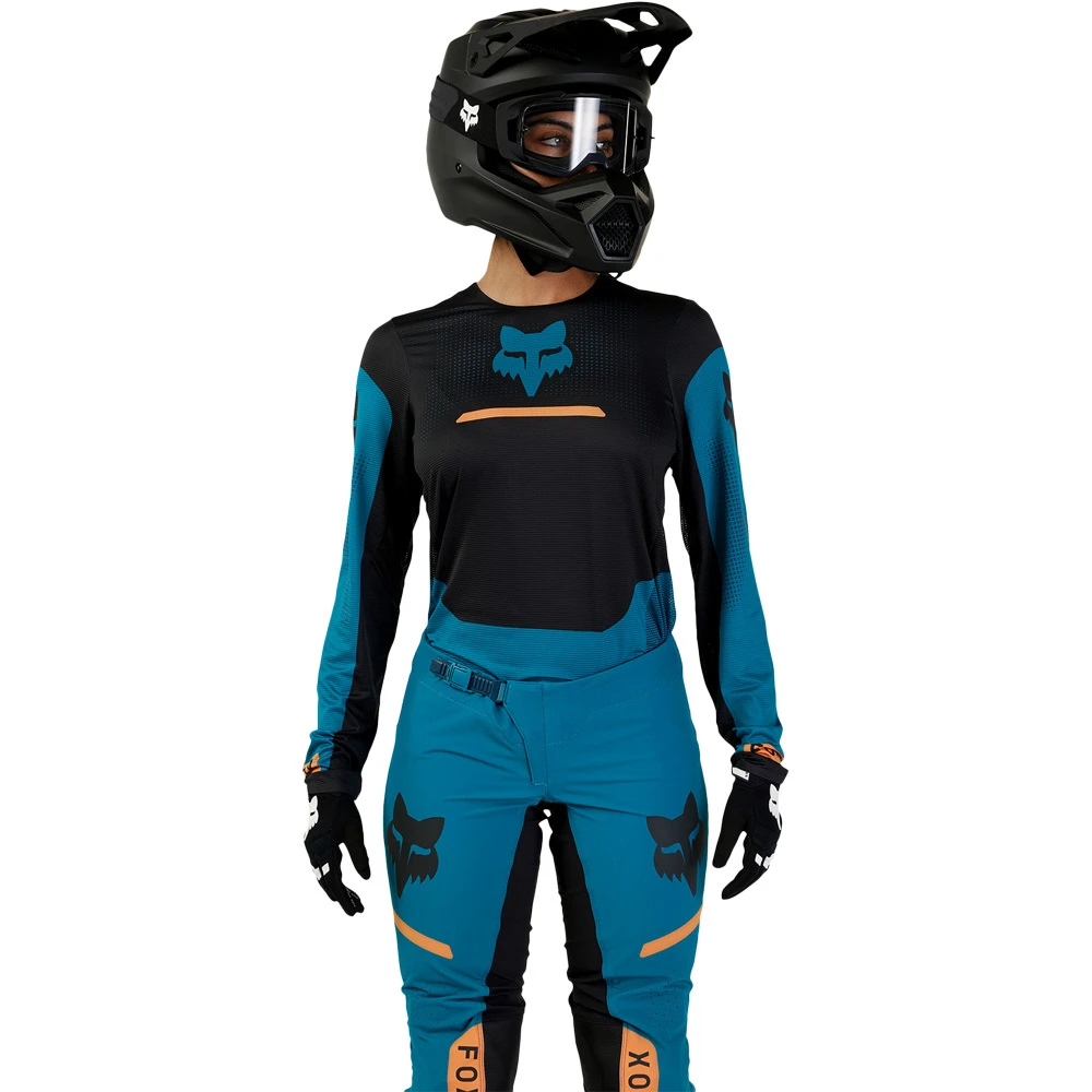 Fox 2024 Flexair Optical Maui Blue Womens Jersey 4 Fox 2024 Flexair Optical Maui Blue Womens Jersey - Image 2