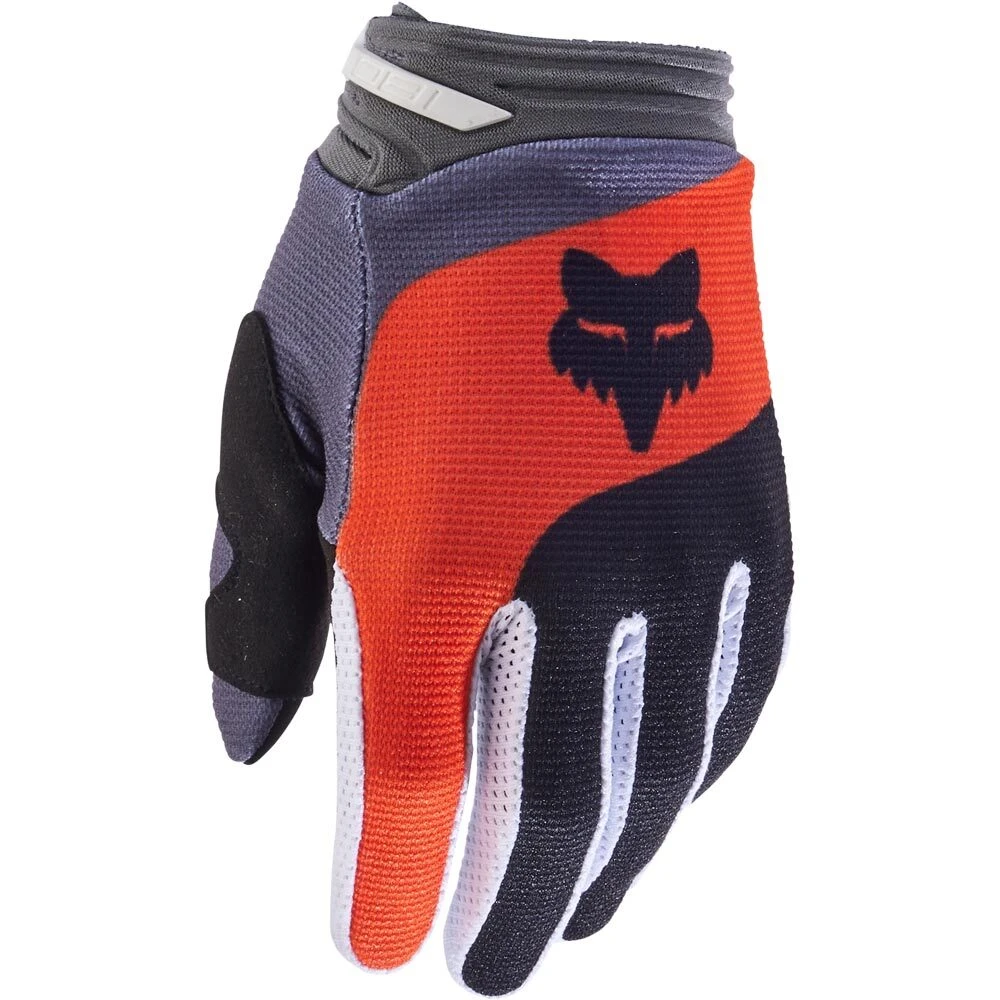 Fox 2024 180 Ballast Black/Grey/Orange Kids Gloves 3 Fox 2024 180 Ballast Black/Grey/Orange Kids Gloves