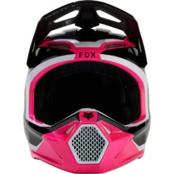 Fox 2024 V1 Nitro Black/Pink Kids Helmet -Motocross Equipment FO31400285 c 1