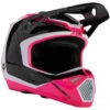 Fox 2024 V1 Nitro Black/Pink Kids Helmet -Motocross Equipment FO31400285 c