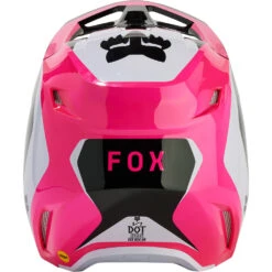 Fox 2024 V1 Nitro Black/Pink Kids Helmet -Motocross Equipment FO31400285 c 3