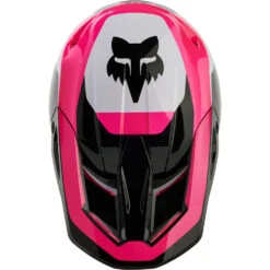 Fox 2024 V1 Nitro Black/Pink Kids Helmet -Motocross Equipment FO31400285 c 4
