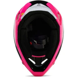 Fox 2024 V1 Nitro Black/Pink Kids Helmet -Motocross Equipment FO31400285 c 5