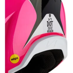 Fox 2024 V1 Nitro Black/Pink Kids Helmet -Motocross Equipment FO31400285 c 6