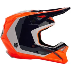 Fox 2024 V1 Nitro Flo Orange Kids Helmet -Motocross Equipment FO31400824 c 2