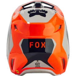 Fox 2024 V1 Nitro Flo Orange Kids Helmet -Motocross Equipment FO31400824 c 3