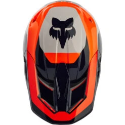 Fox 2024 V1 Nitro Flo Orange Kids Helmet -Motocross Equipment FO31400824 c 4