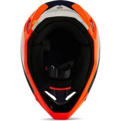 Fox 2024 V1 Nitro Flo Orange Kids Helmet -Motocross Equipment FO31400824 c 5