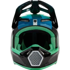 Fox 2024 V1 Ballast Black/Blue Kids Helmet -Motocross Equipment FO31401013 c 1