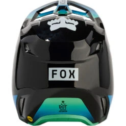 Fox 2024 V1 Ballast Black/Blue Kids Helmet -Motocross Equipment FO31401013 c 3