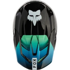Fox 2024 V1 Ballast Black/Blue Kids Helmet -Motocross Equipment FO31401013 c 4