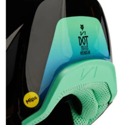 Fox 2024 V1 Ballast Black/Blue Kids Helmet -Motocross Equipment FO31401013 c 6