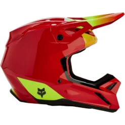 Fox 2024 V1 Ballast Flo Red Kids Helmet -Motocross Equipment FO31401110 c 2