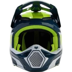 Fox 2024 V1 Flora Dark Indigo Kids Helmet -Motocross Equipment FO31402203 c 1