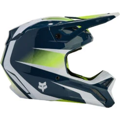 Fox 2024 V1 Flora Dark Indigo Kids Helmet -Motocross Equipment FO31402203 c 2
