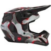 Fox 2024 V1 Atlas Spark Grey/Red Kids Helmet 2 Fox 2024 V1 Atlas Spark Grey/Red Kids Helmet -Motocross Equipment FO31403037 c