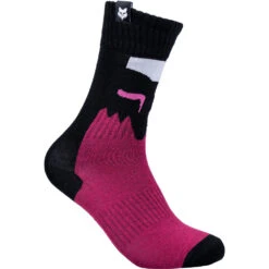 Fox 2024 180 Flora Black/Pink Kids Socks