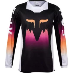 Fox 2024 180 Flora Black/Pink Girls Jersey