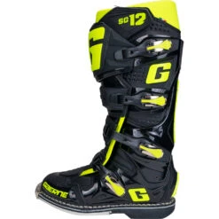 Gaerne SG-12 Black/Fluro Yellow Boots -Motocross Equipment G217408941 c 2