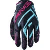 Five Pro Rider S Grey/Blue/Pink Womens Gloves -Motocross Equipment GFM982 c