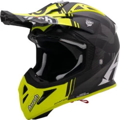 Airoh Aviator Ace Kybon Matte Yellow Helmet