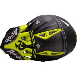 Airoh Aviator Ace Kybon Matte Yellow Helmet -Motocross Equipment HAAVA153 c 8