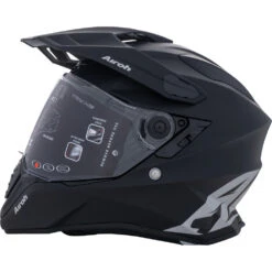 Airoh Commander Solid Matte Black Adventure Helmet 15 Airoh Commander Solid Matte Black Adventure Helmet -Motocross Equipment HACOM003 c 3
