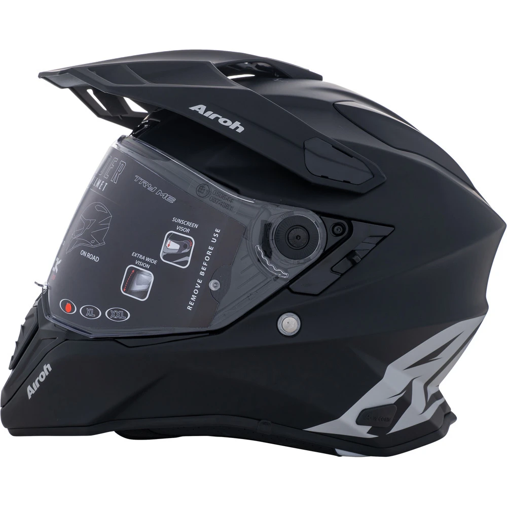Airoh Commander Solid Matte Black Adventure Helmet 6 Airoh Commander Solid Matte Black Adventure Helmet - Image 4