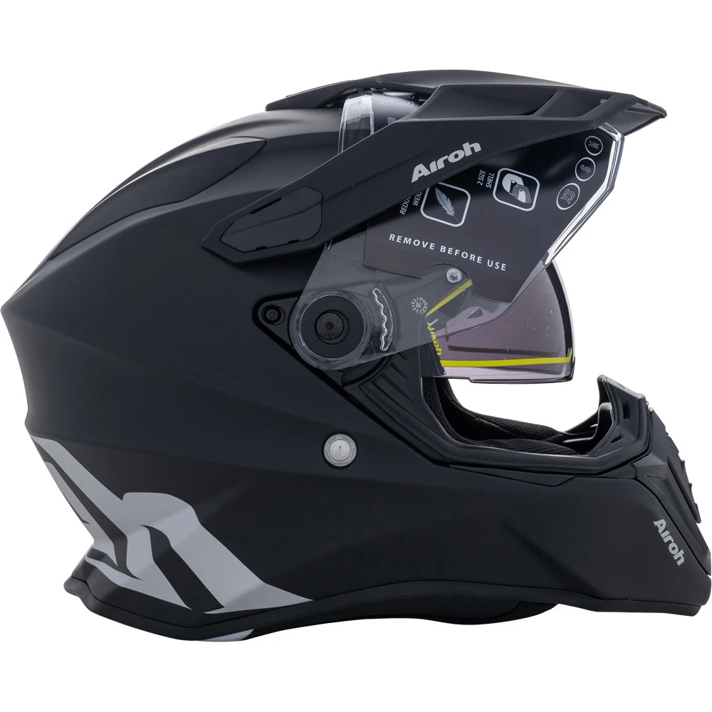 Airoh Commander Solid Matte Black Adventure Helmet 10 Airoh Commander Solid Matte Black Adventure Helmet - Image 8