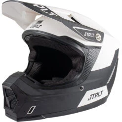Jetpilot Vault Race White Helmet -Motocross Equipment JA21130 WHT c 2