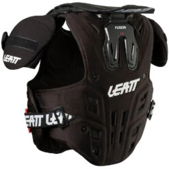 Leatt Fusion 2.0 JR Black Kids Armour/Neck Brace -Motocross Equipment L1018010001 c 2