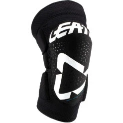 Leatt 3DF 5.0 JNR White/Black Kids Knee Guards -Motocross Equipment L5019410170 2