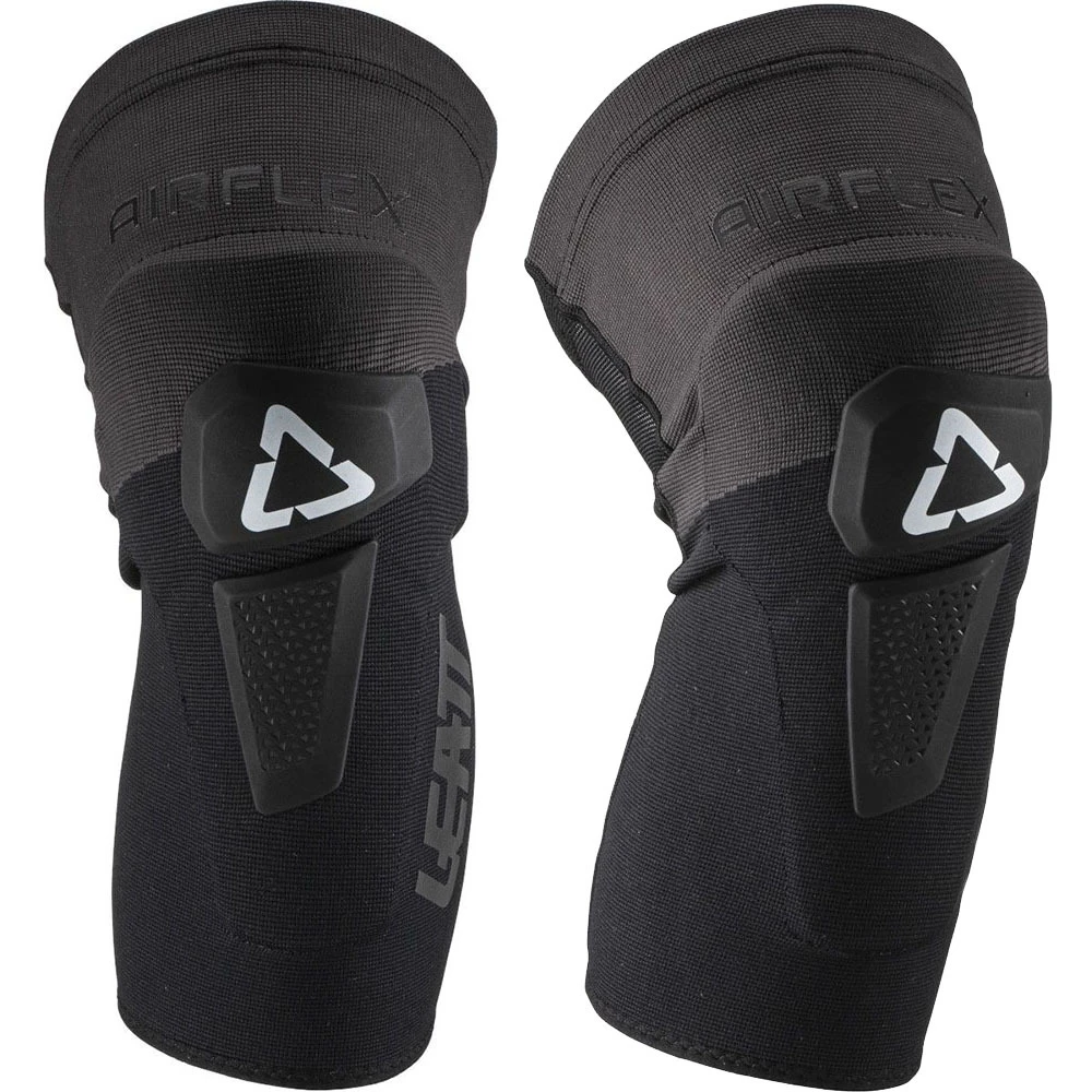 Leatt Airflex Hybrid Black Knee Guards 3 Leatt Airflex Hybrid Black Knee Guards