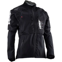 Leatt 2024 4.5 HydraDri Black Waterproof Jacket
